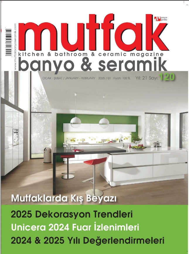 Mutfak Banyo Seramik Ocak - Şubat 120. Sayısı KITCHEN BATHROOM CERAMIC Magazine 120